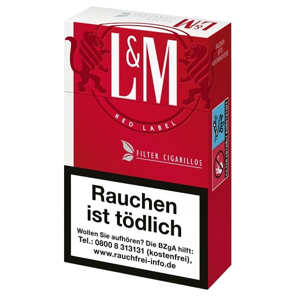 L&M Red Naturdeckblatt Filterzigarillos (10x17) 19422
