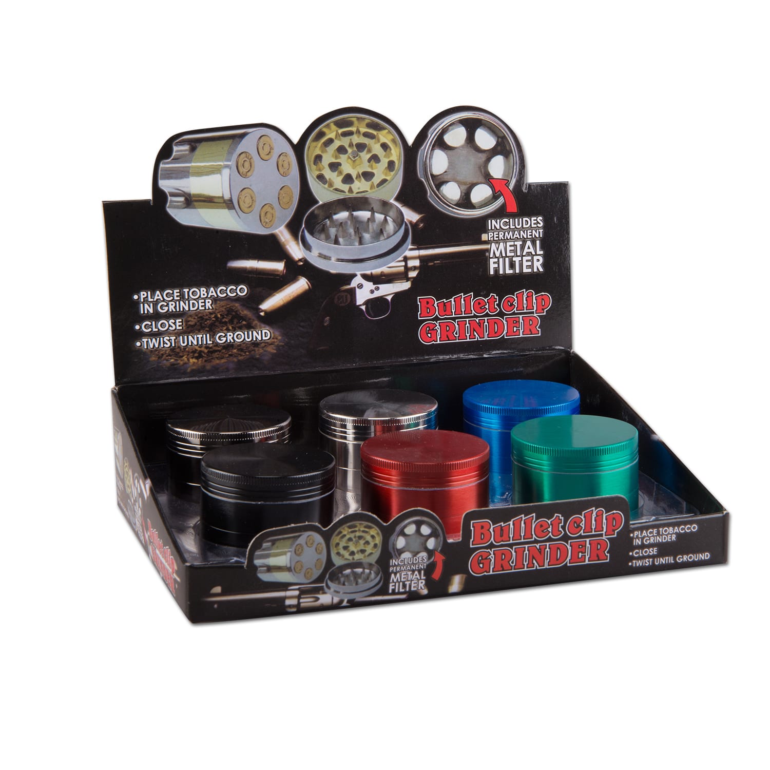 Kräutermühle Aluminium farbig sortiert Ø 45 mm 25483