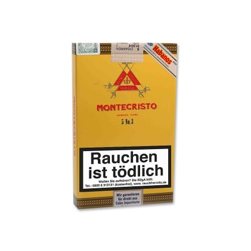 Montecristo No.3 Corona 5 Zigarren 35771