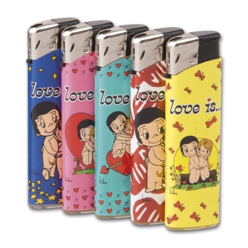 Piezo Einwegfeuerzeug Love is. SW33169