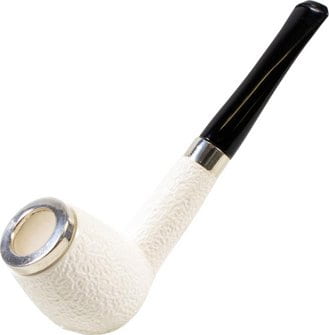 Block Meerschaum Pfeife "Billiard Army+Top" rustik 432967