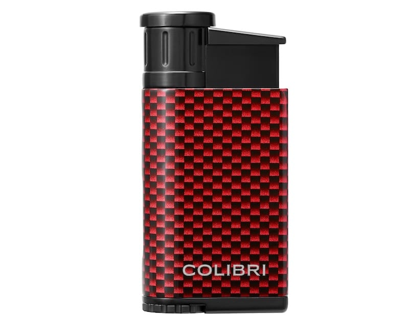 COLIBRI "Evo" Carbondesign rot   Schraegflamme Laser 293532