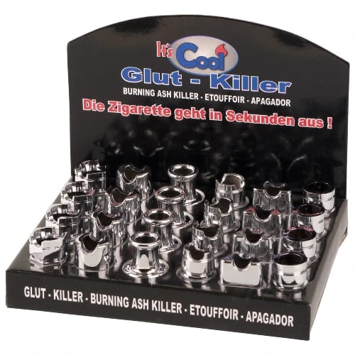 Gluttoeter COOL chrom Metall offen sortiert 37482