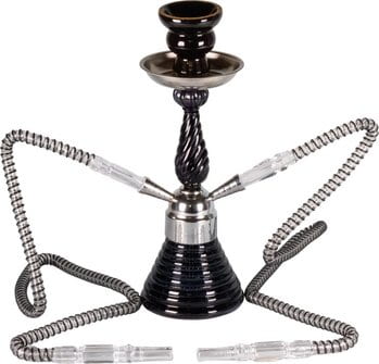 Shisha "Doha" schwarz  2er/30cm 445064