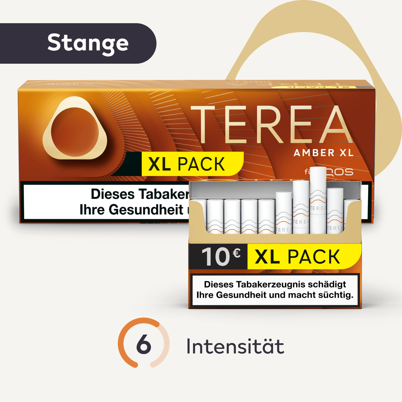 10 Schachteln TEREA AMBER XL