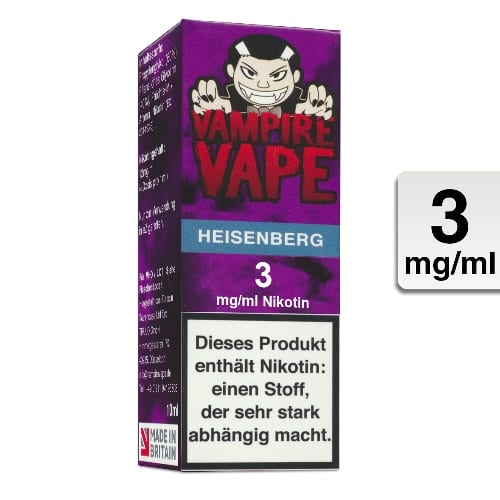 E-Liquid VAMPIRE VAPE Heisenberg 3 mg 32991
