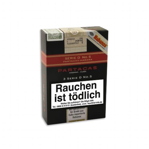 Partagas Serie D No.5 Tubos 3 Zigarren 78924