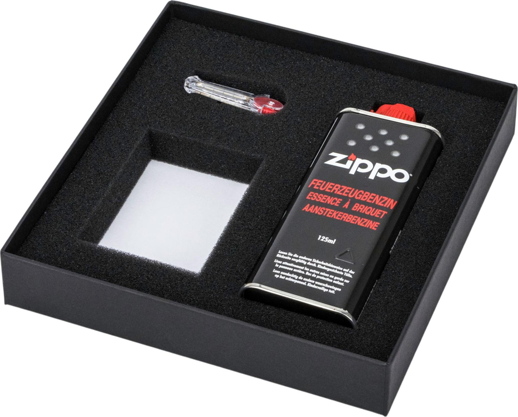 ZIPPO Geschenkset ohne Feuerzeug mit KS-Deckel 250700