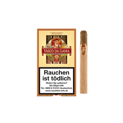Vasco da Gama No.2 Claro Corona Sumatra 5 Zigarren 88042