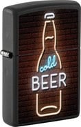ZIPPO schwarz 3D-Druck "Beer Sing" 60007047 259593