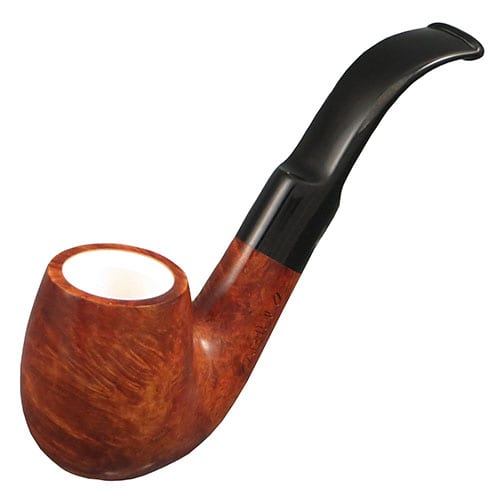 Pfeife Capitello Corteccia aus Bruyèreholz Meerschaum Acryl in braun weiss schwarz 7243