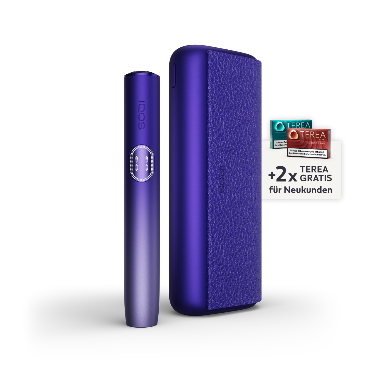IQOS ILUMA i Prime Electric Purple + Gratis TEREA Sticks bei Registrierung