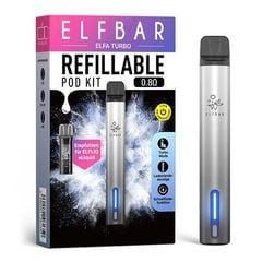 elfbar elfa pods auffüllen TURBO REFILL POD KIT BLACK Leer pods Elfbar Pods kaufen (ELFA) Prefilled Pod Kits Geschmack:Blueberry Sour Raspberry