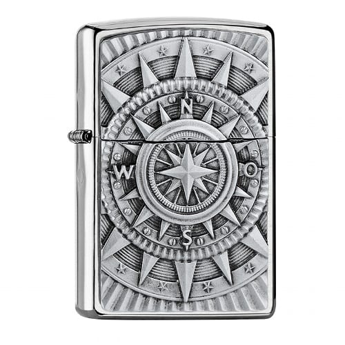 Feuerzeug ZIPPO Compass Emblem 88850