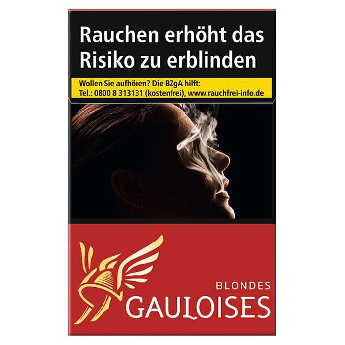 Gauloises Zigaretten Blondes rot (10x20) SW13335