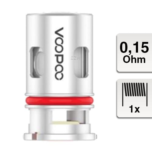 E-Clearomizercoil VOOPOO PnP-VM 6 0.15 OhmÃae 5 Stueck 33937