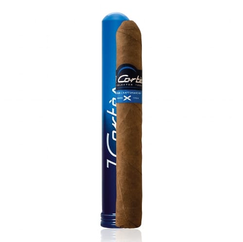 J. CORTES Blue Line High Class Tube (Corona) 10 Zigarren 35259