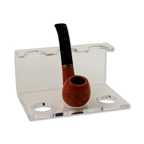 Pfeifenständer für drei Pfeifen aus Acryl in transparent 6194