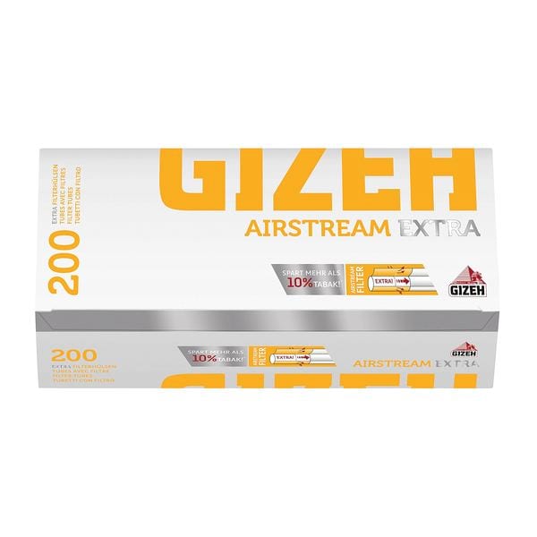 200 Stück Gizeh Airstream Extra Zigarettenhülsen SW12191