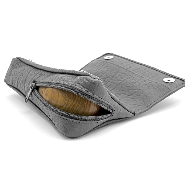Pfeifentasche 1er WHITE ELEPHANT Loxo Leder grau 81870