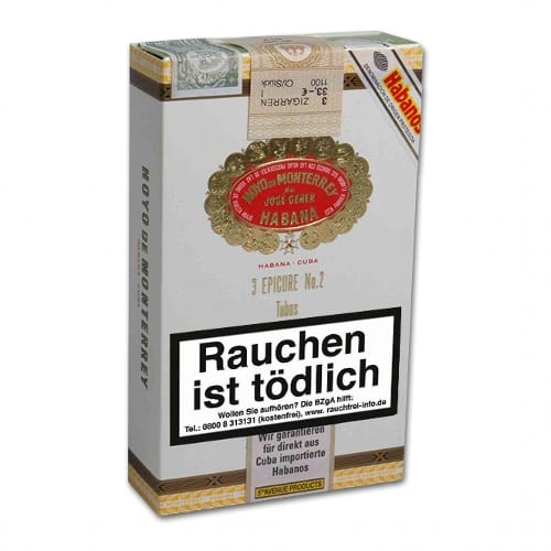 Hoyo de Monterrey Epicure No.2 Tubes 3 Zigarren 65731
