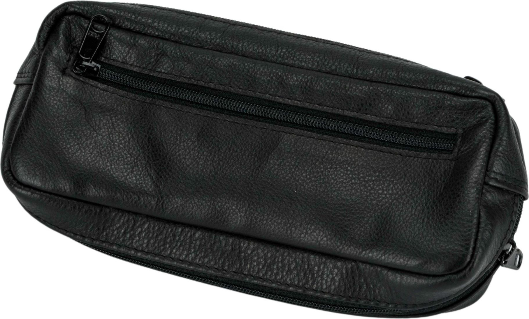 Pfeifentasche Leder schwarz 20cm / 1er 630282