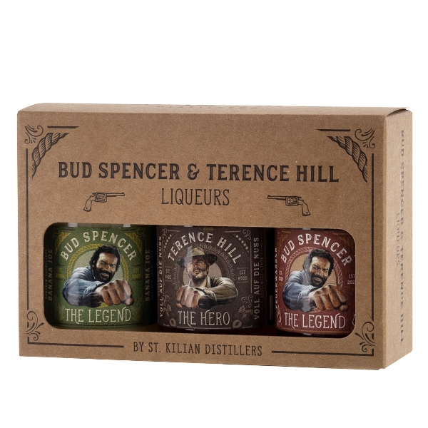 Likör BUD SPENCER & TERENCE HILL Box 25% Vol. 3x50ml 82636