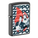 ZIPPO schwarz matt Vintage Zippo 60007353 79759