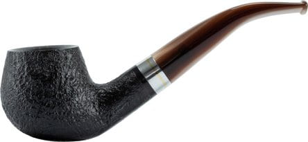 Pfeife Cesare Barontini "Elevato"schwarz sandgestr.,Rg.Acryl 440545