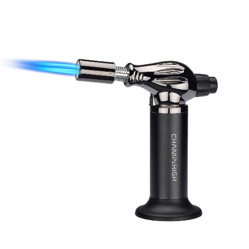 Feuerzeug Jet CHAMP High 2fach Jetflamme Creme Brulee Tatiki schwarz 35864