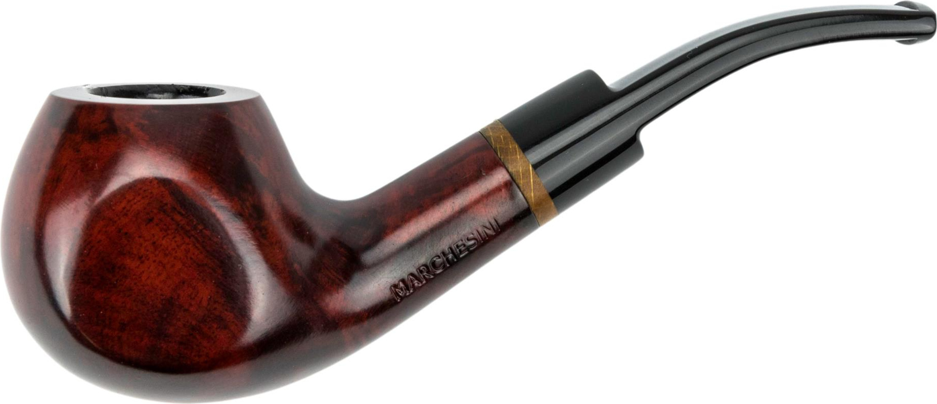 Pfeife JEAN CLAUDE Mod.Nr.1 leicht geb.rot, Ring  Acrylm. 475272