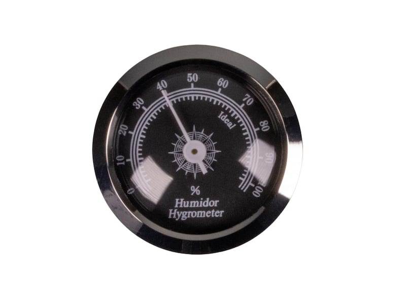 Hygrometer chrom Durchmesser 44mm, Einbaudurchmesser 38mm 596053