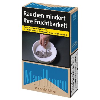 Marlboro Zigaretten Simply Blue ohne Zusätze (10x20)