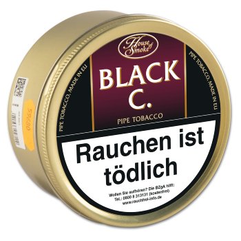 Pfeifentabak HOUSE OF SMOKE Black C. (Mc Lintock) 100 Gramm 1882