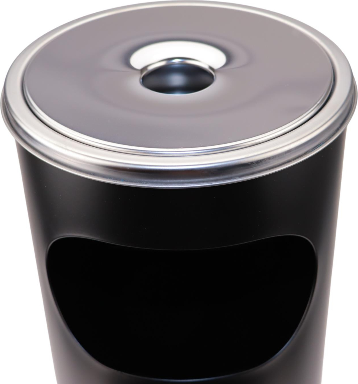 Sand-Standascher Edelstahl schwarz matt 504926