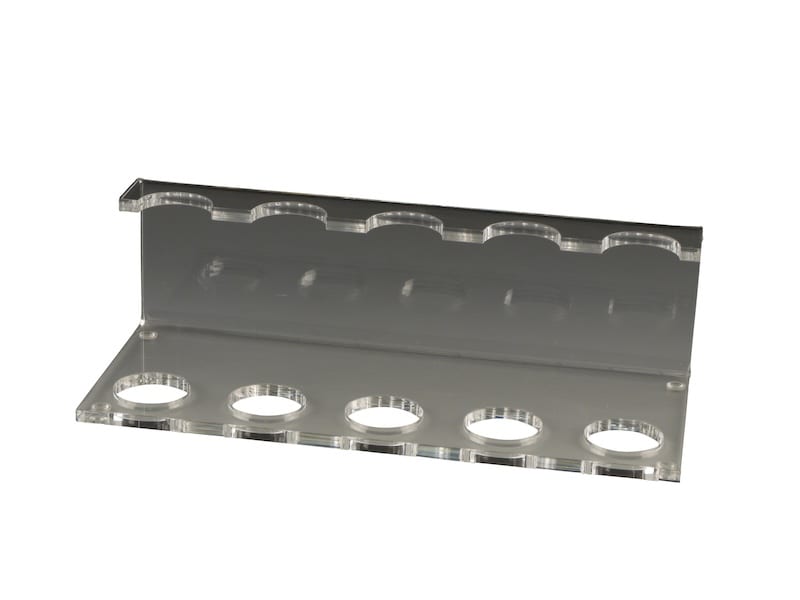 Pfeifenstaender aus Acryl transparent 5er 552625