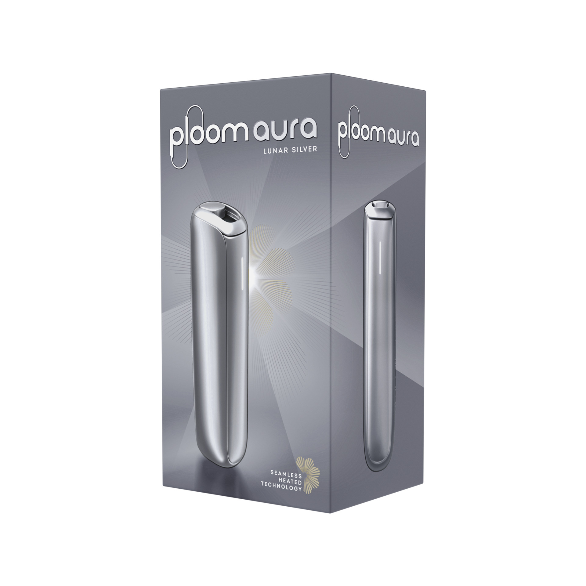 Ploom Aura Lunar Silver + 6 gratis EVO Sticks SW17007