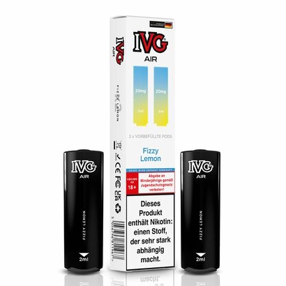 E-Liquidpod IVG Air Fizzy Lemon 20mg 2 Pods 81748