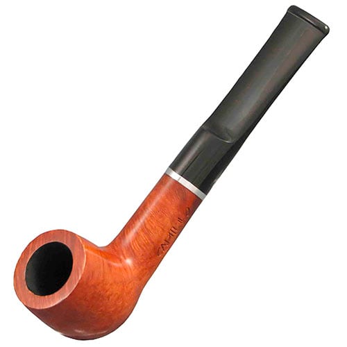 Pfeife Capitello Sport Corteccia aus Bruyèreholz Acryl in orangebraun schwarz gerade 7523