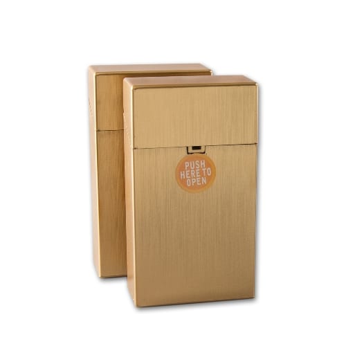 Zigarettenbox Kunststoff Clic Box metallic 100 mm 96886