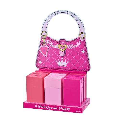 Zigarettenbox Kunststoff (12) CHAMP Variations of Pink 4 Farben sort 43126