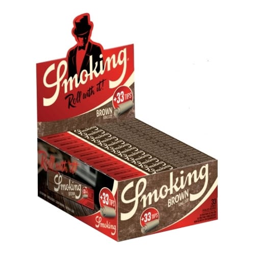 Smoking King Size Brown + Filter Tips 92740