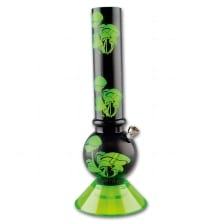 Bong Acryl Pilz gruen 32cm 98235