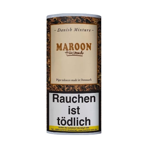 Pfeifentabak Danish Mixture Maroon Hausmarke 50 Gramm 25761