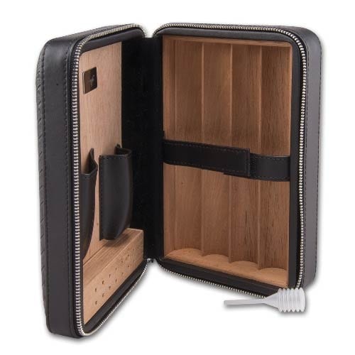 Reise-Humidor aus Leder 31850
