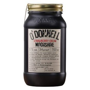Likör O'DONNELL MOONSHINE Strawberry Cream 17 % Vol.