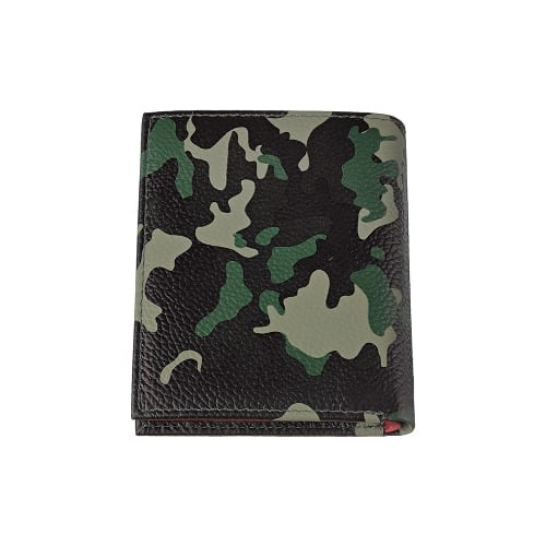 Geldboerse ZIPPO Leder Camo gruen 7 Karten 8,8x10,4x1,5cm 2006047 45896