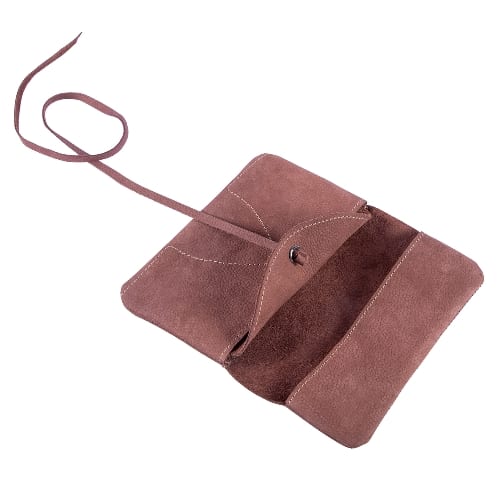 Feinschnitt-Tasche ALPENLEDER Leder hunter 16 x 9,5 cm 34714