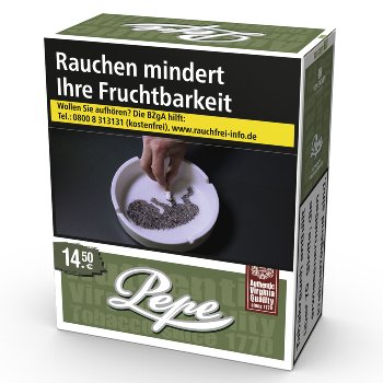 Pepe Rich Green ohne Zusätze 15,00 Euro Zigaretten