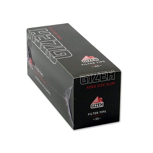 24 Päckchen à 35 Filter Tips Gizeh Black Slim SW12158